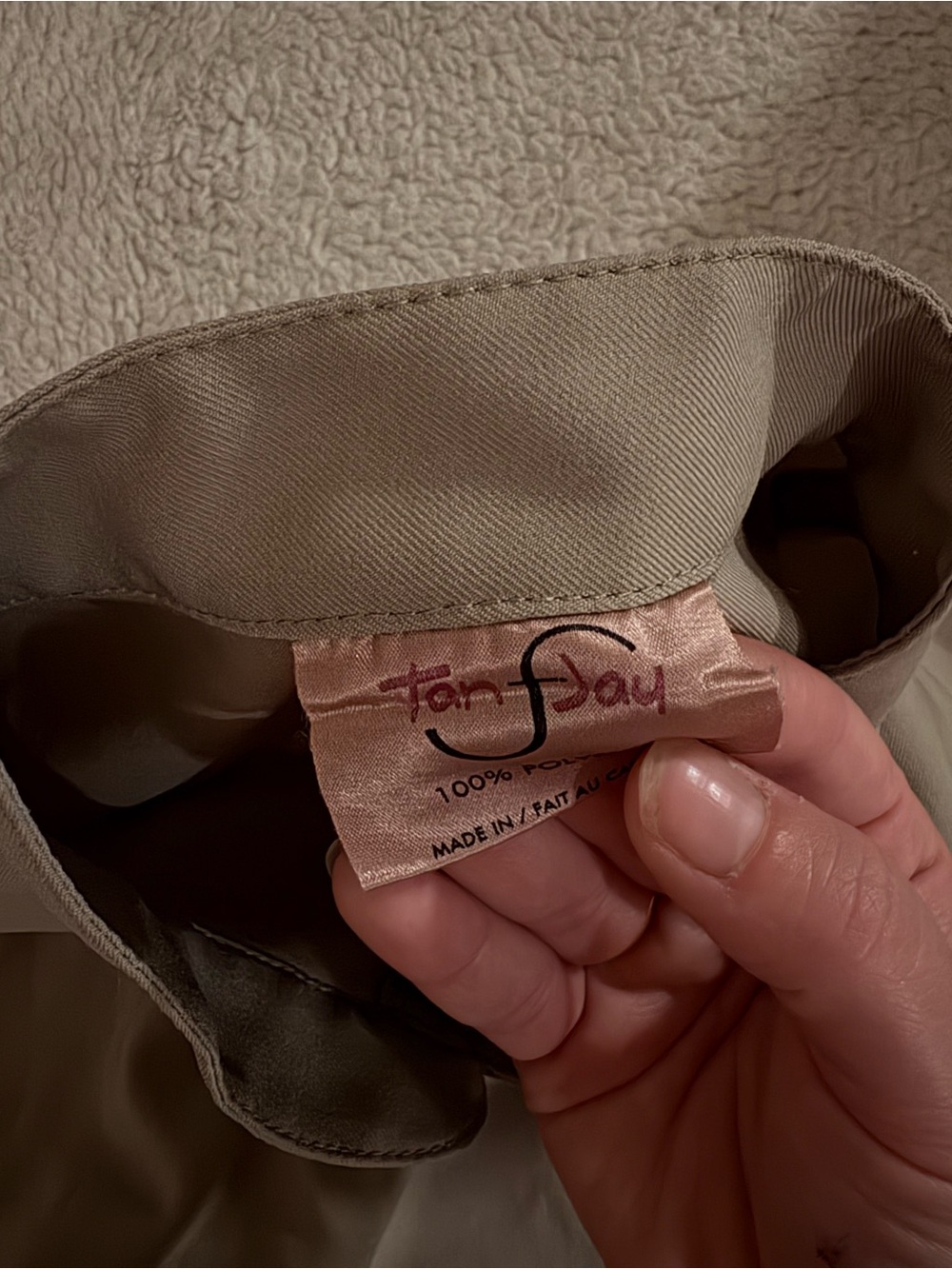 Beige Utility Button-Front Jacket - Picture 3 of 4